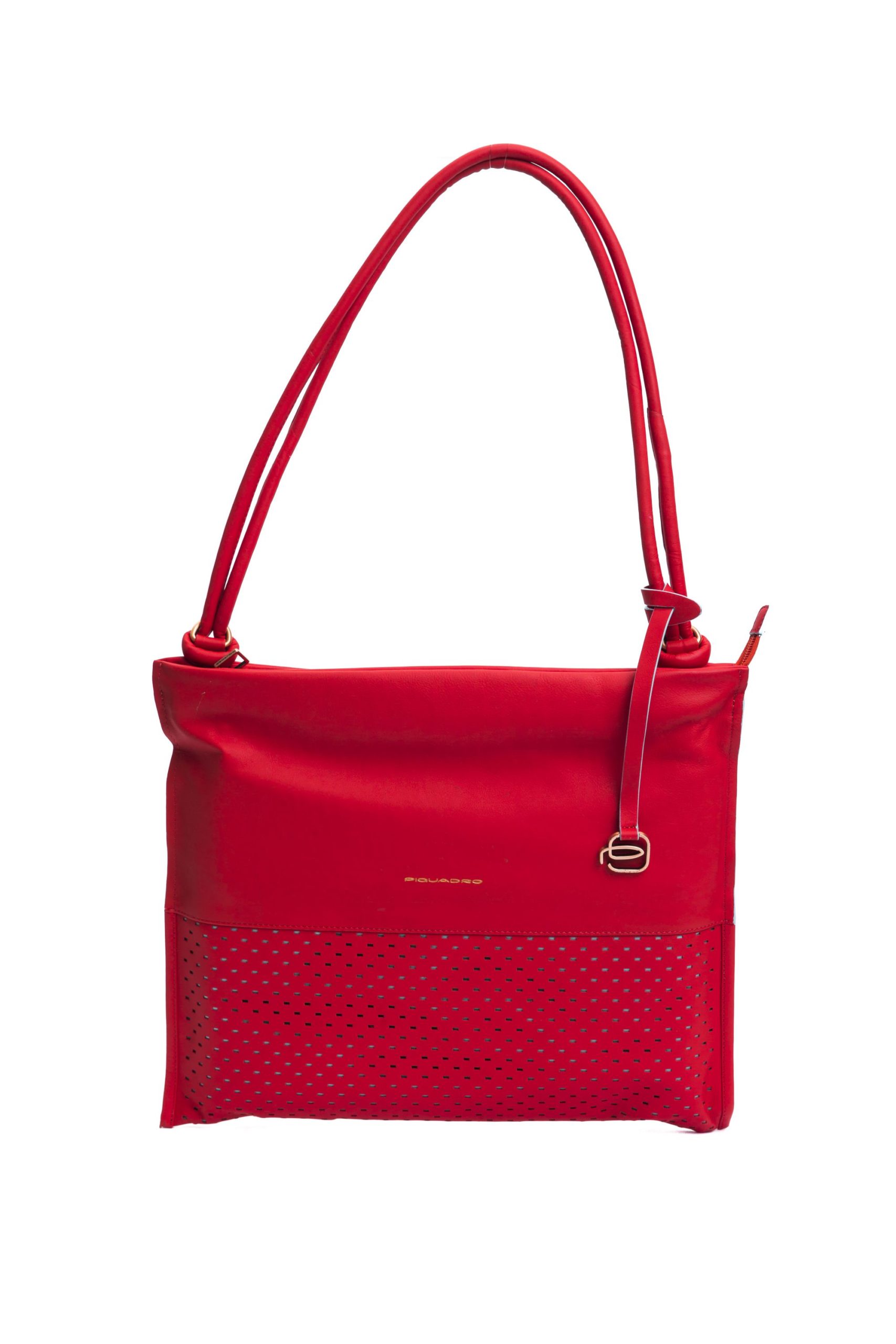 Piquadro Women's Rosso Shoulder Bag Red PI1270764