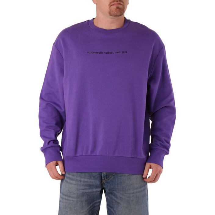 Diesel Men's Sweatshirt Purple 294081 - purple L