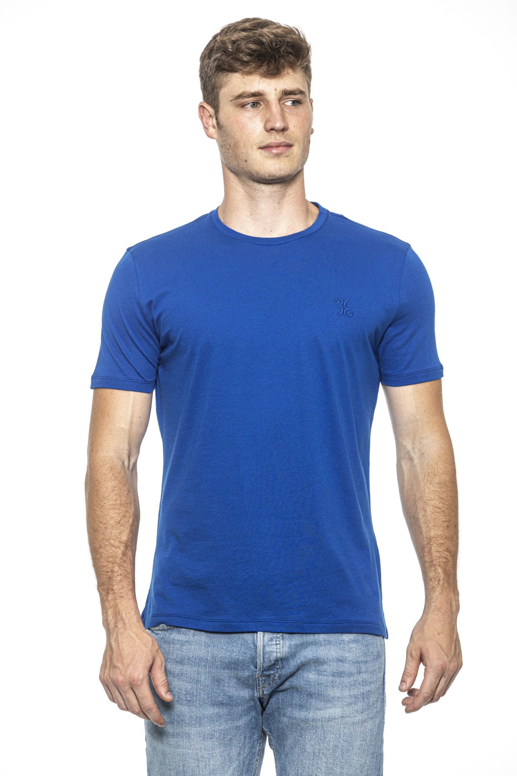 Billionaire Italian Couture Men's Bluette T-Shirt Light Blue BI1397966 - M