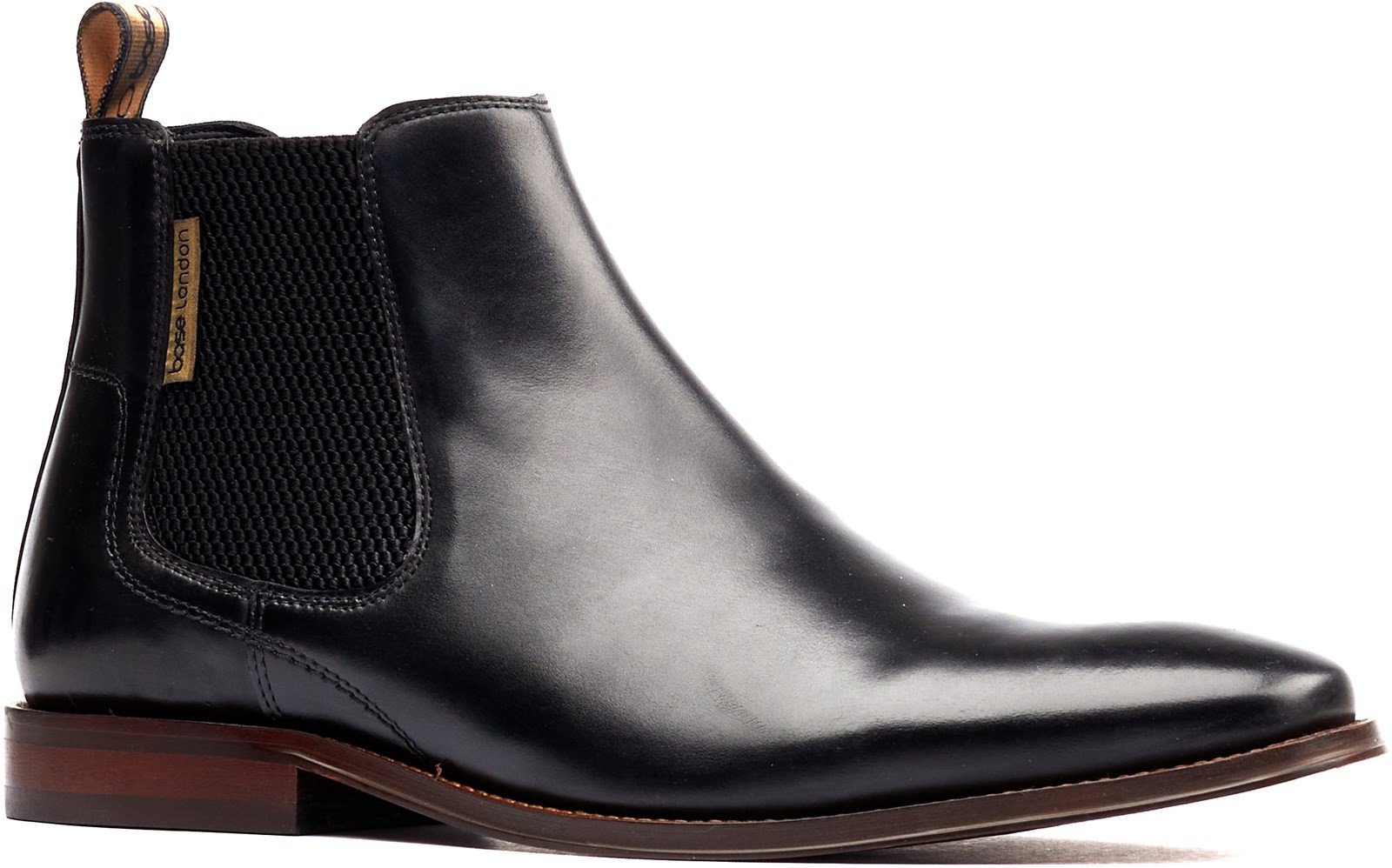 Base London Men's Sikes Chelsea Boot Various Colours 32251 - Black 7