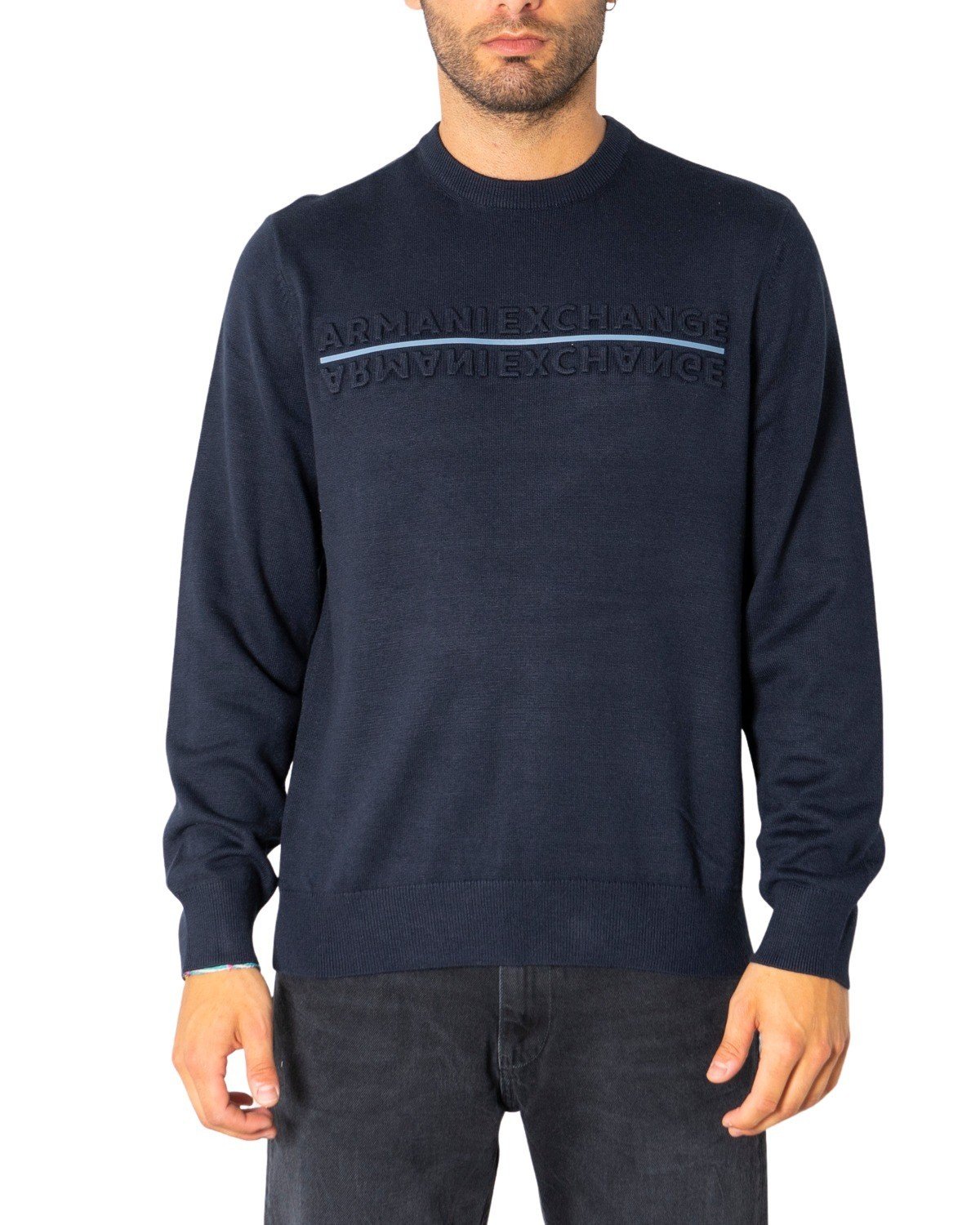 Armani Exchange Men's Sweater Various Colours 308093 - blue-1 XS