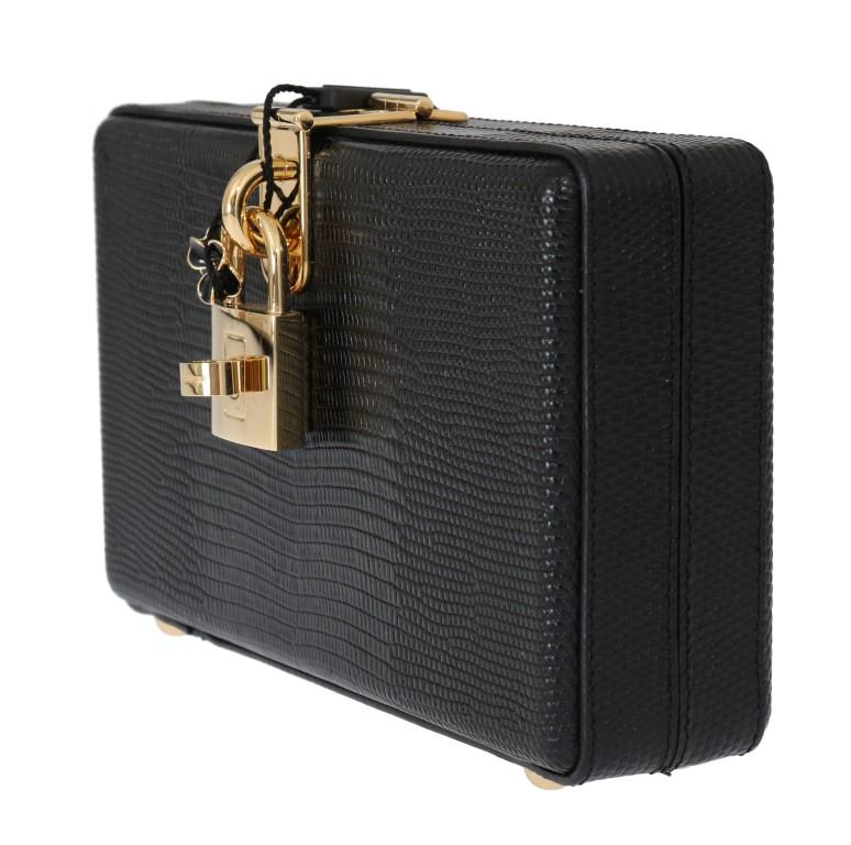 Dolce & Gabbana Women's Leather Clutch Bag Black VAS1619