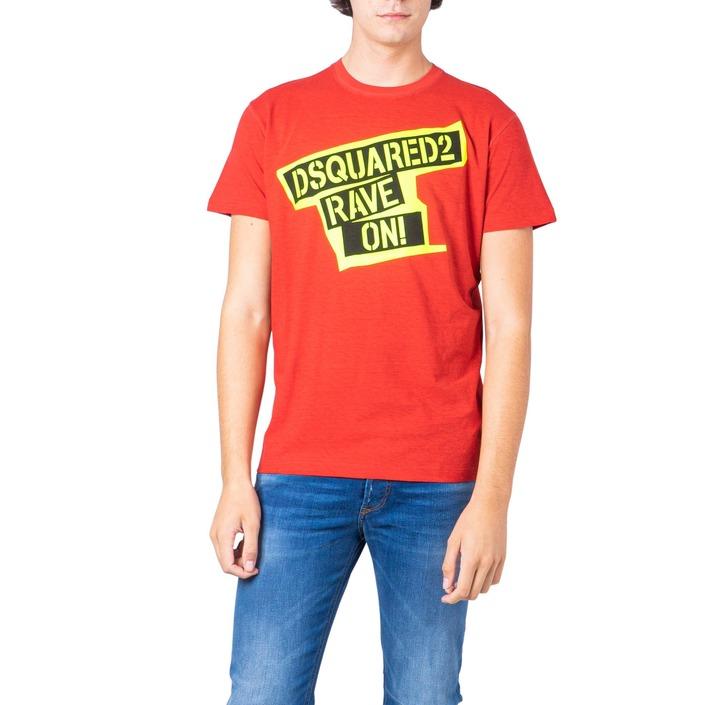 Dsquared Men's T-Shirt Red 181231 - red M