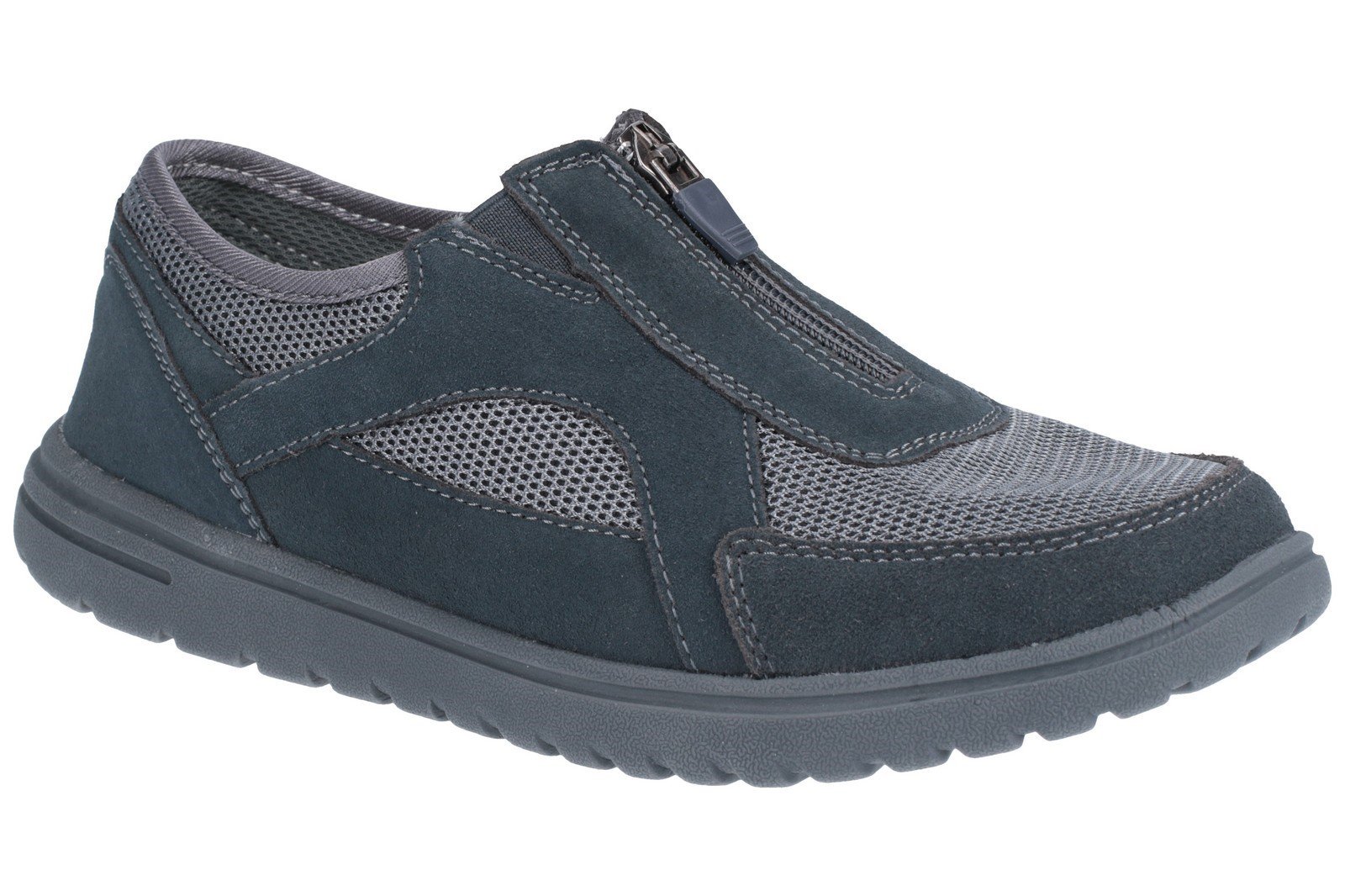 Fleet & Foster Women's Josie Zip Trainer Various Colours 27153-45622 - Grey 3