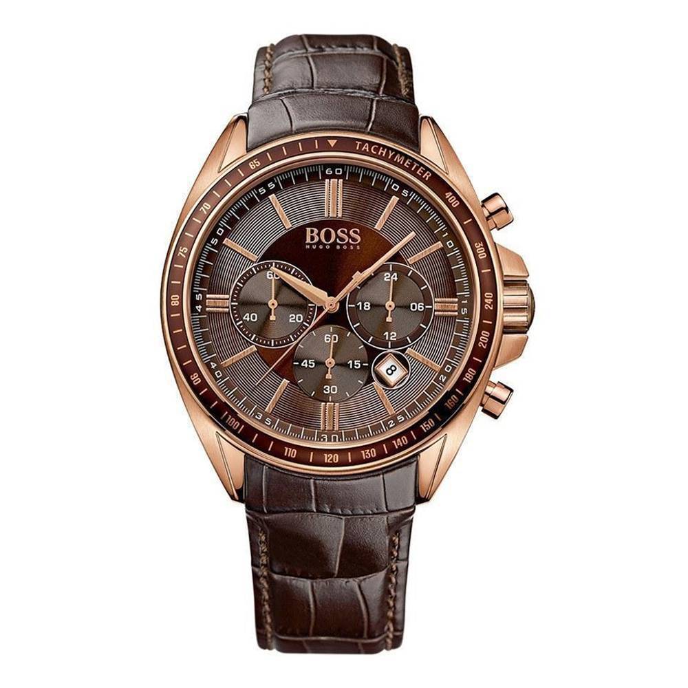 Hugo Boss Men's Drivers Sports Watch Brown HB1513093