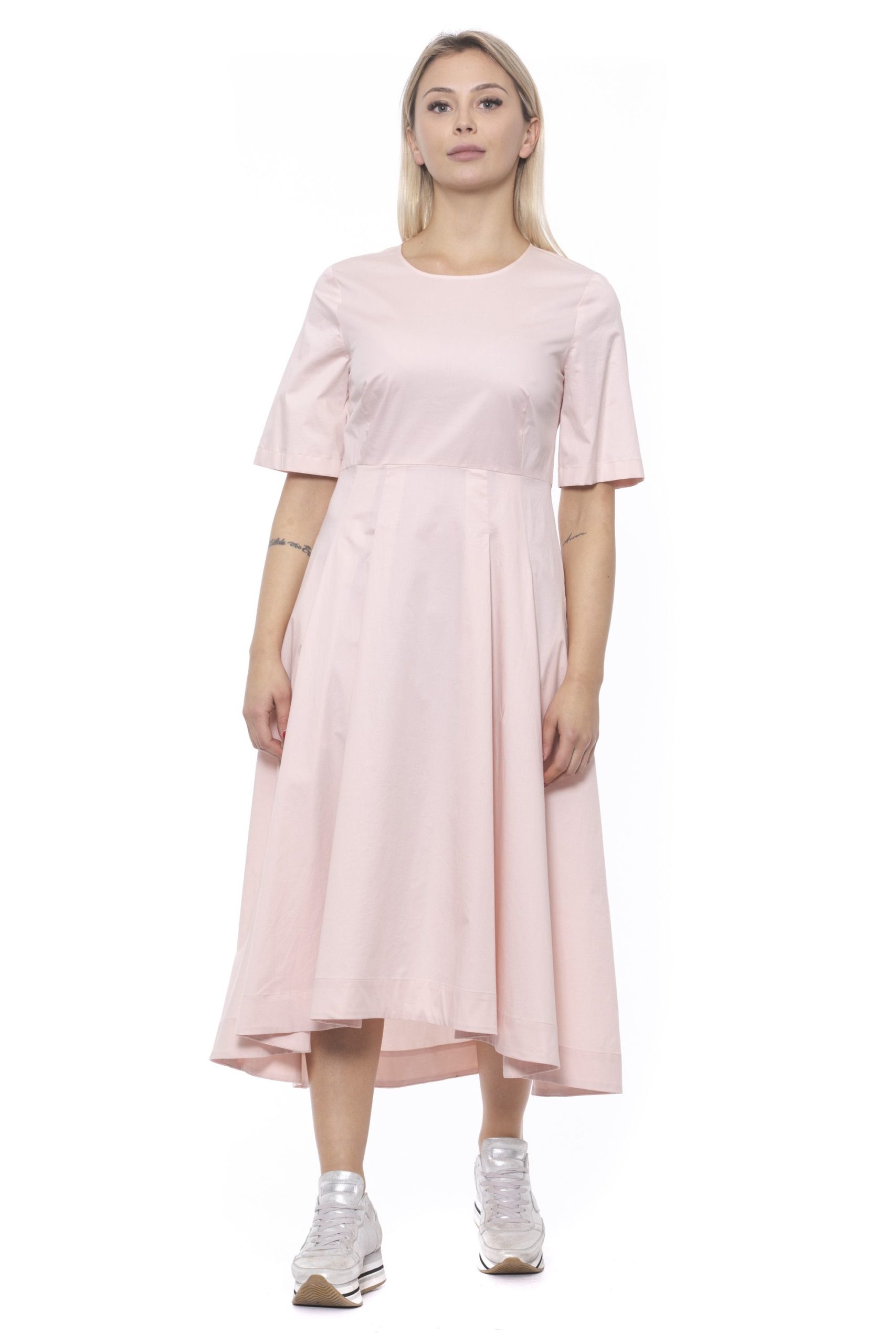 Peserico Women's Rosa Dress Pink PE1383254 - IT42 | S