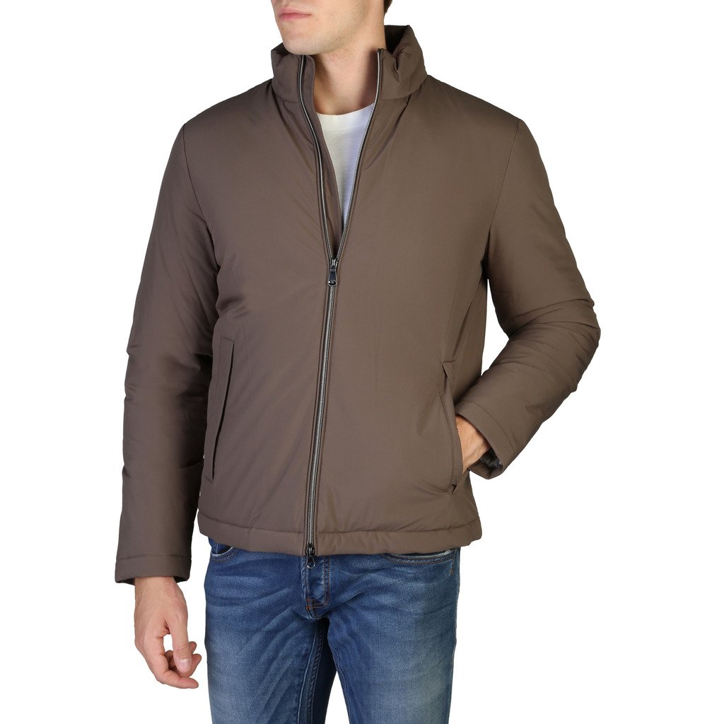 Geox Men's Jacket Brown M8428MT2504 - brown 54