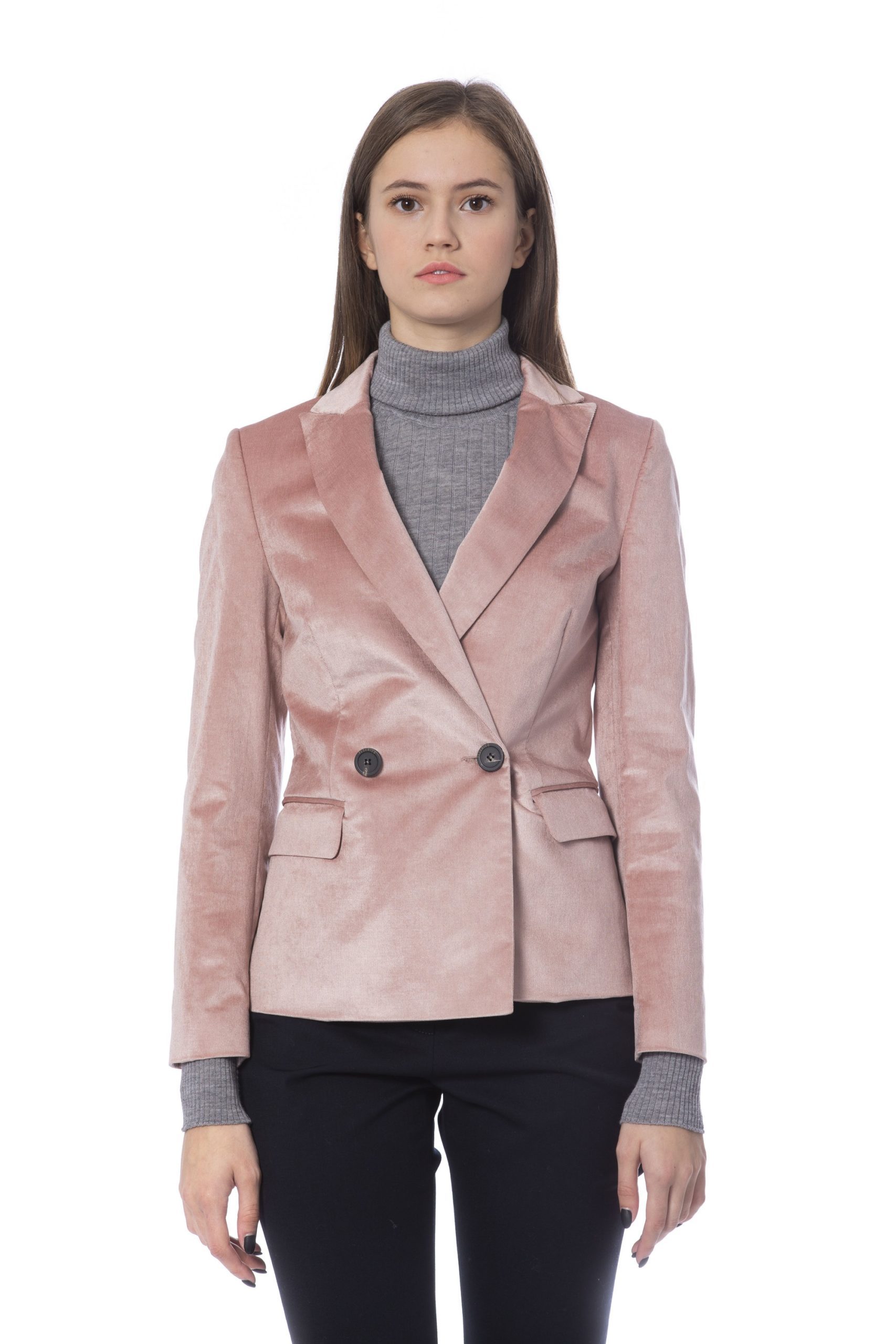 Peserico Women's Jacket Pink PE854240 - IT42 | S
