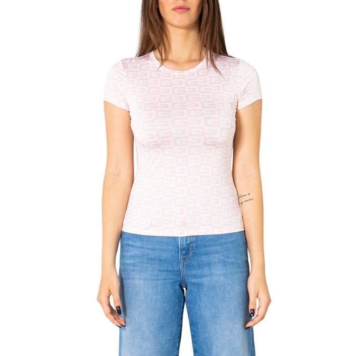 Guess Women's T-Shirt Various Colours 252437 - pink M