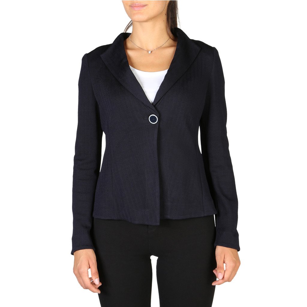 Emporio Armani Women's Blazer Blue 3Z2G6N2JAAZ - blue 44 EU