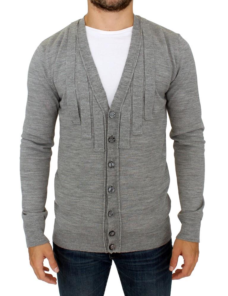Karl Lagerfeld Men's Cardigan Grey SIG10578 - L