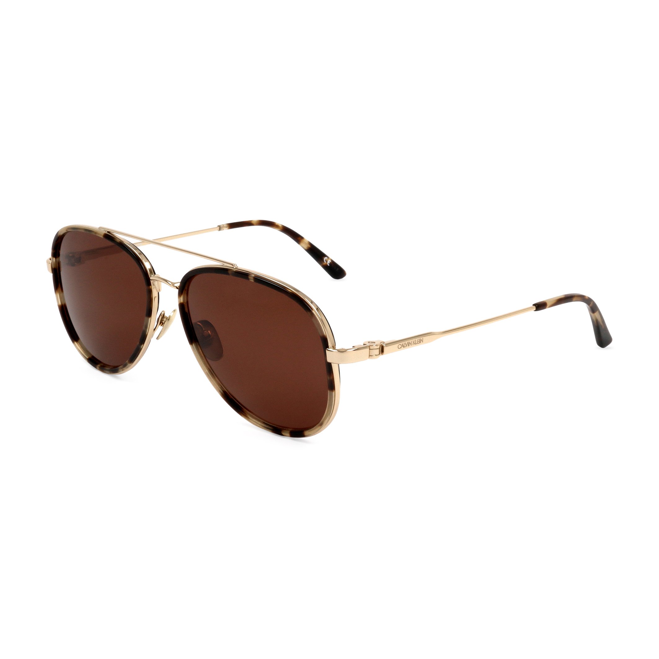 Calvin Klein Unisex Sunglasses White CK18103S - brown NOSIZE