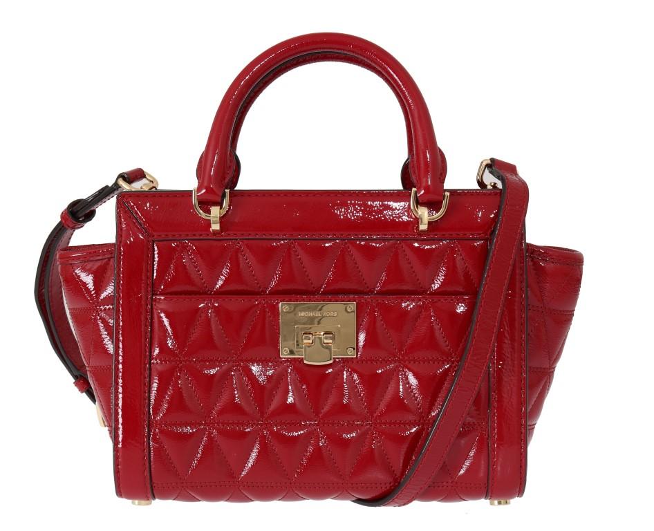 Michael Kors Women's VIVIANNE Crossbody Bag Red MK5014