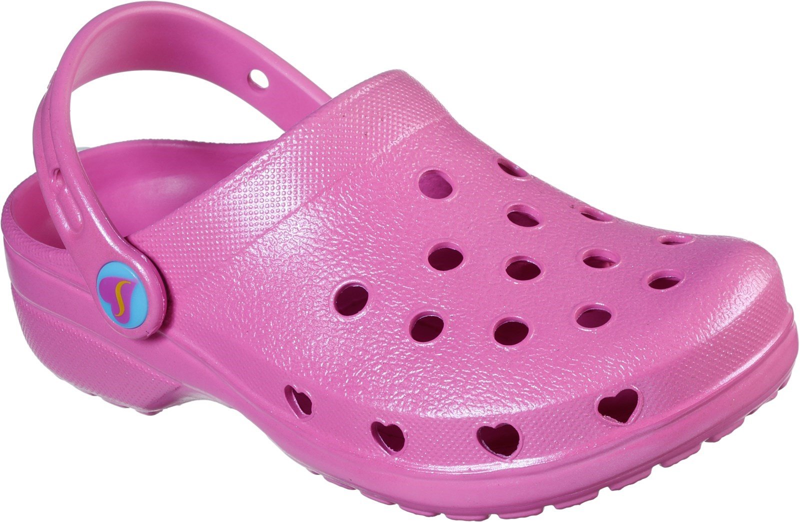 Skechers Unisex Heart Charmer Childrens Clog Sandal Pink 30783 - Pink 9.5
