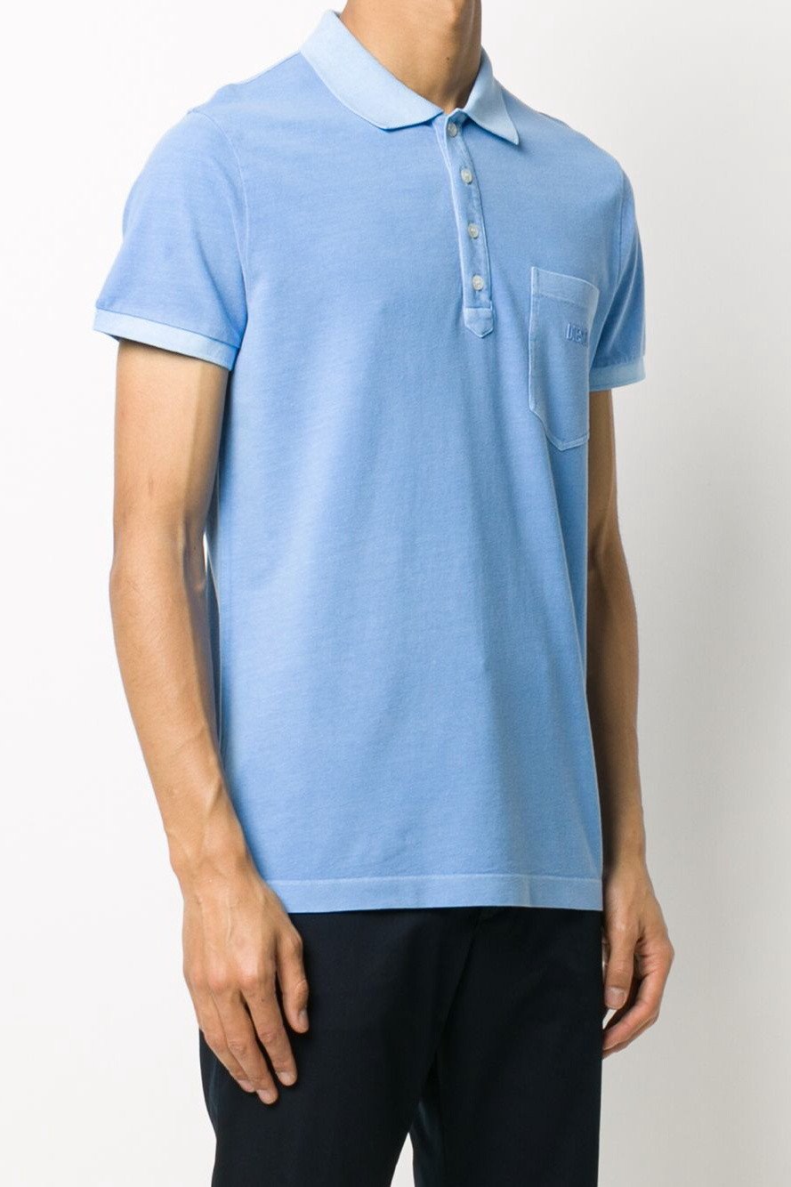 Diesel Men's Polo Shirt Various Colours 283807 - blue-2 L