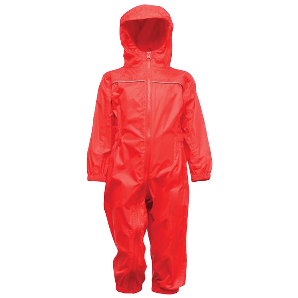 Regatta Kid's Breathable Rain Suit Various Colours L_TRW466 - Classic Red 6 to 12 Months