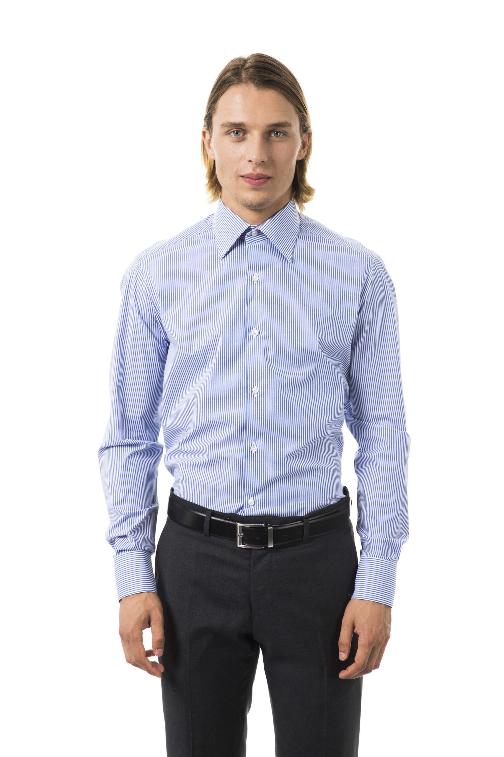 Uominitaliani Men's Azz Shirt Light Blue UO1394661 - XL