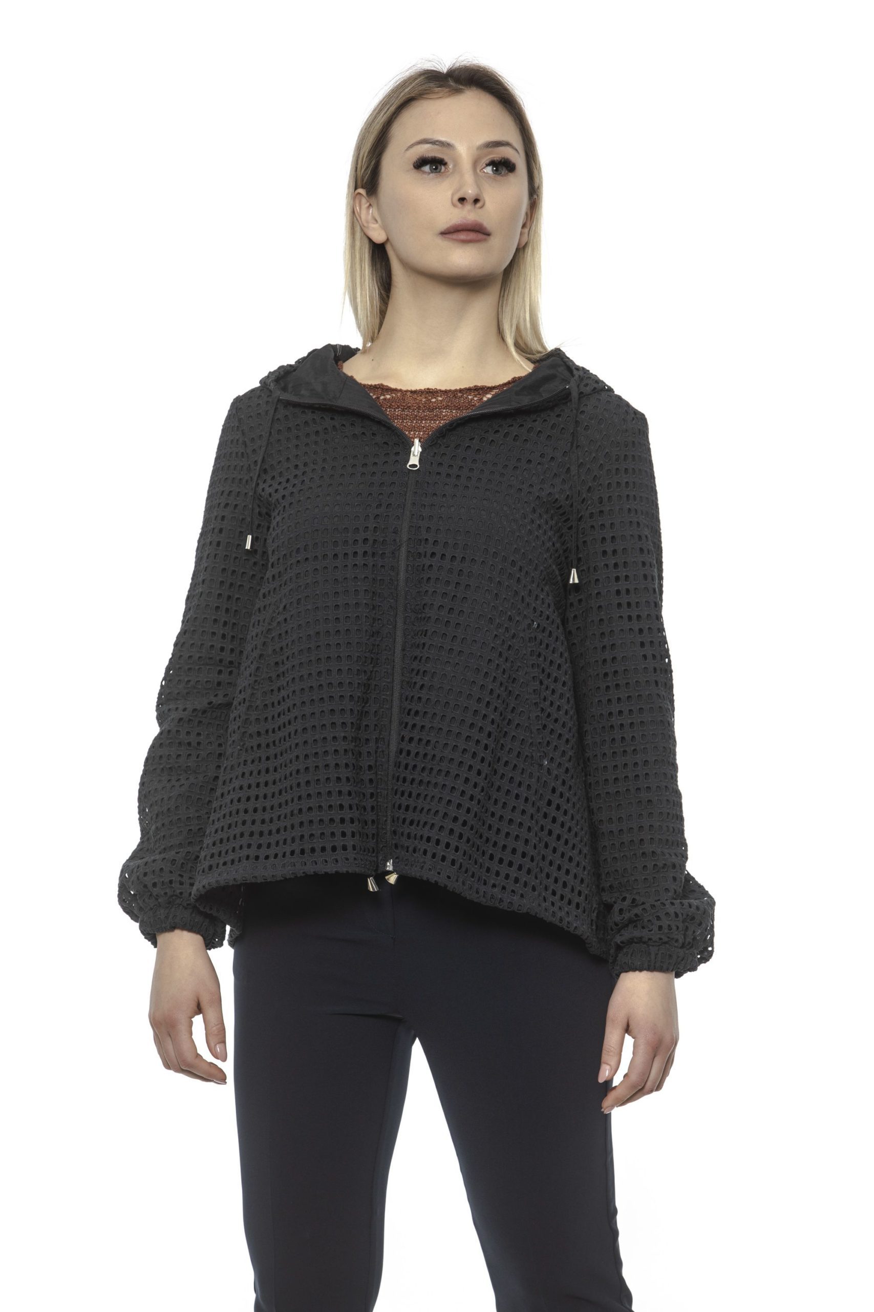 Alpha Studio Women's Nero Coat Black AL1374836 - IT40 | XS