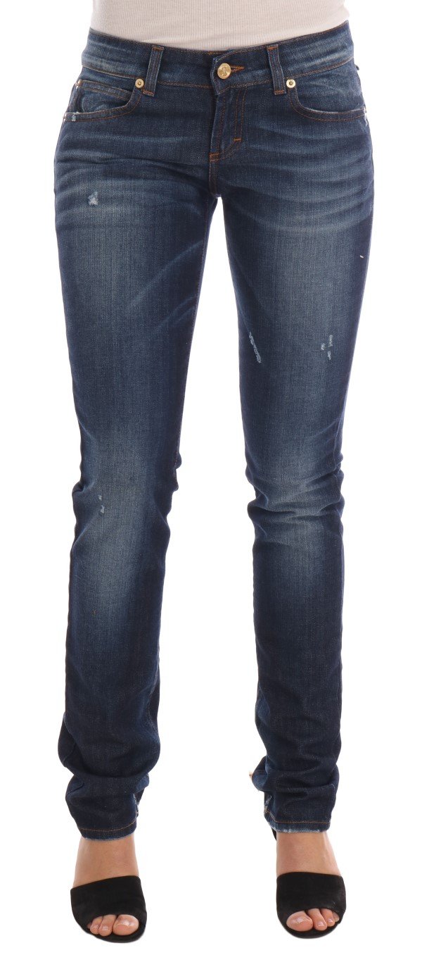 John Galliano Women's Cotton Stretch Skinny Jeans Blue BYX1171 - W30