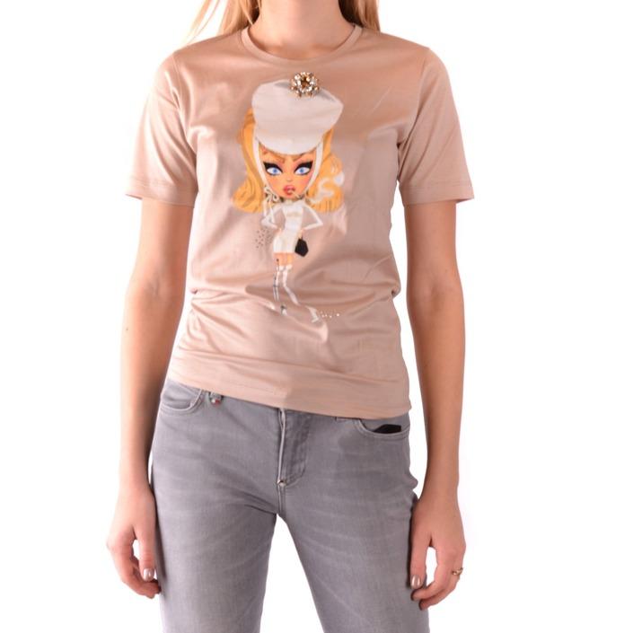 Dsquared Women's T-Shirt Beige 166066 - beige S