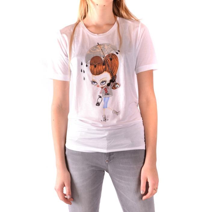 Dsquared Women's T-Shirt White 166056 - white M