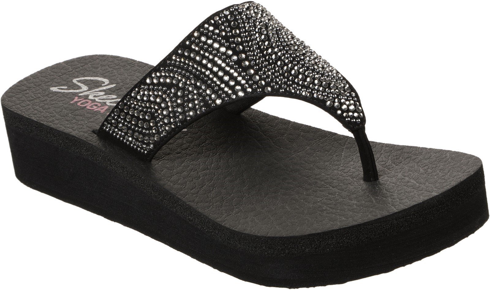 Skechers Women's Vinyasa Stone Candy Sandal Various Colours 30331 - Black 3