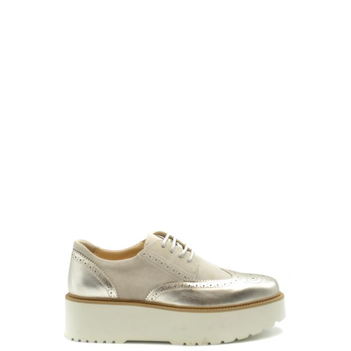 Hogan Women's Lace Ups Trainer Beige 168118 - beige 37.5