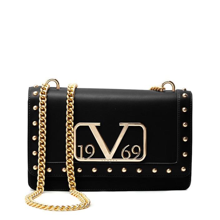 19v69 Italia Women's Shoulder Bag Various Colours 318683 - black UNICA