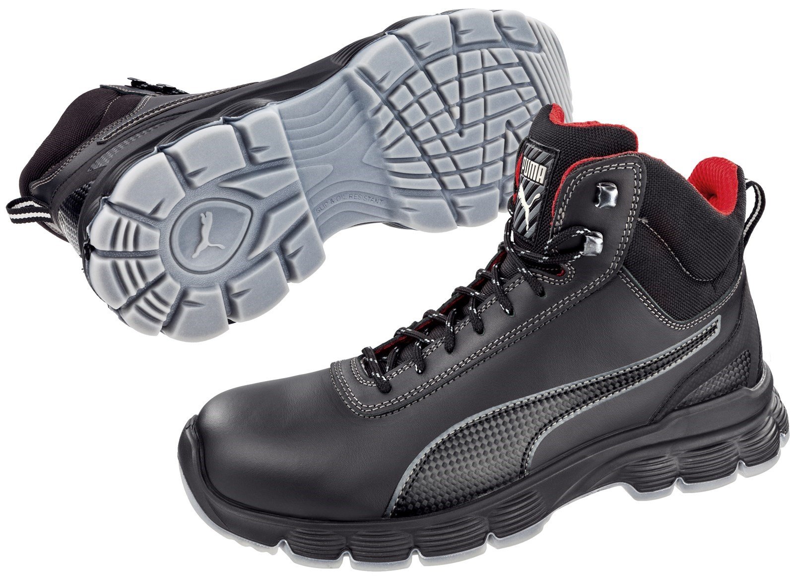 Puma Safety Unisex Condor Mid S3 Boot Black 32823 - Black 7