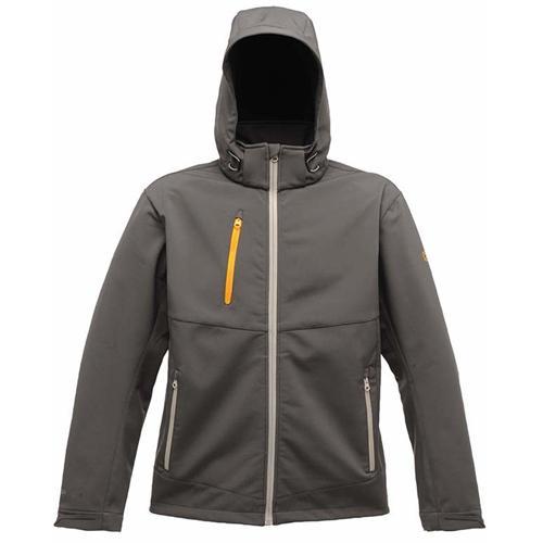 Regatta Unisex Xpro Dropzone 3 Layer Softshell Jacket Various Colours T_TRA672 - Seal Grey 2XL