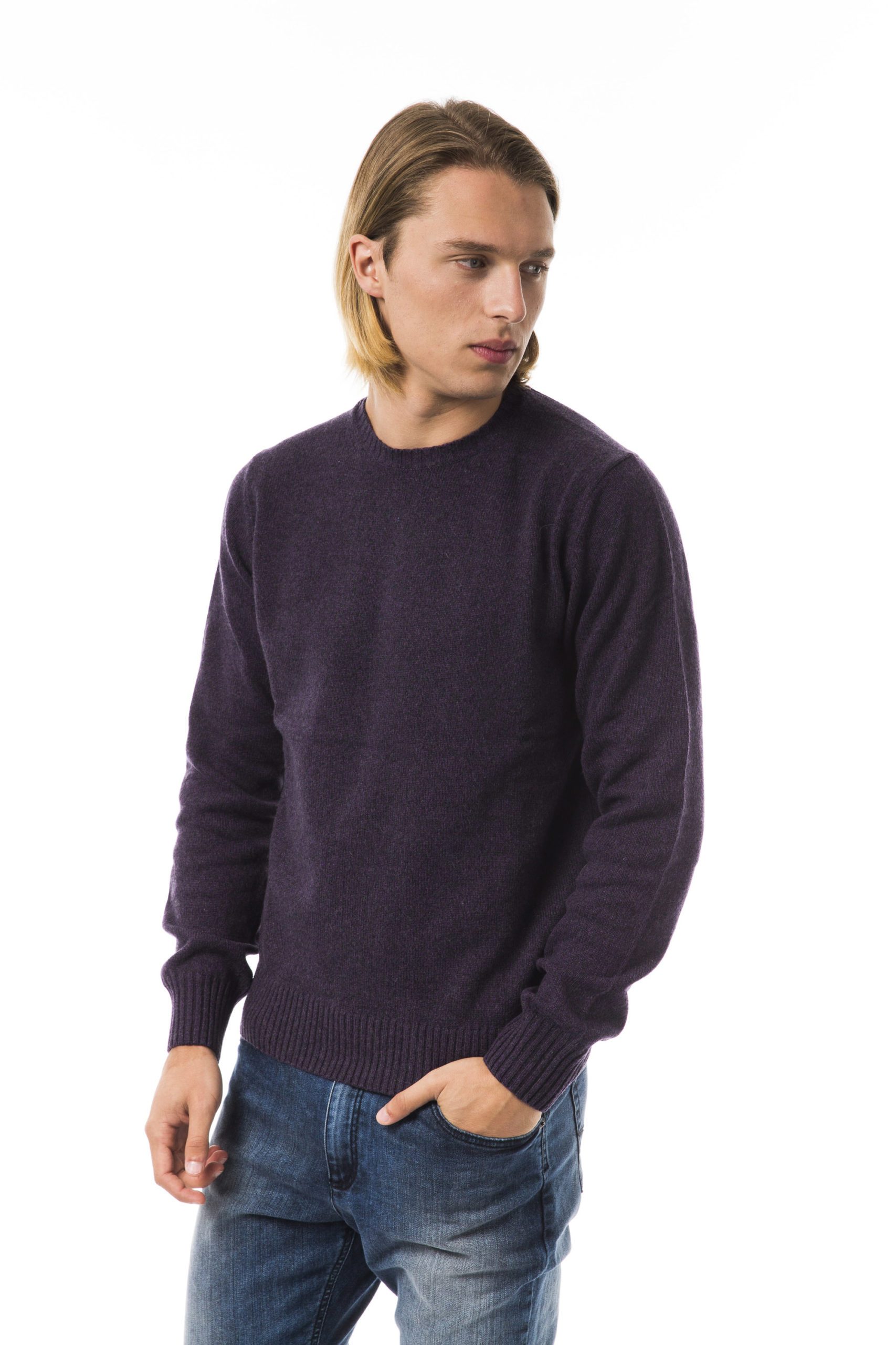 Uominitaliani Men's Sweater Violaantr Sweater Violet UO815731 - L