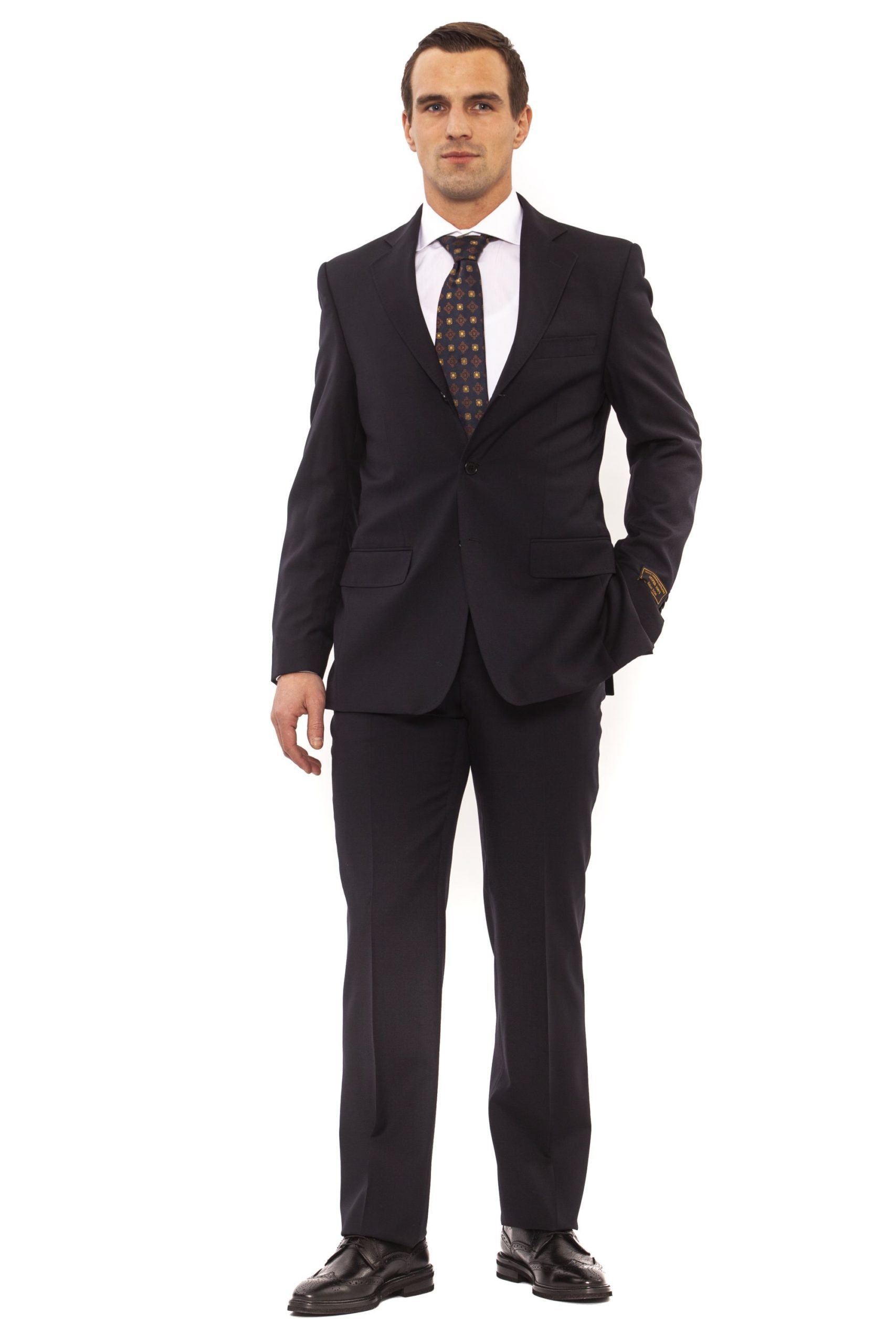 Ferre Men's Clothing Blu Suit Blue FE994974 - IT46 | S