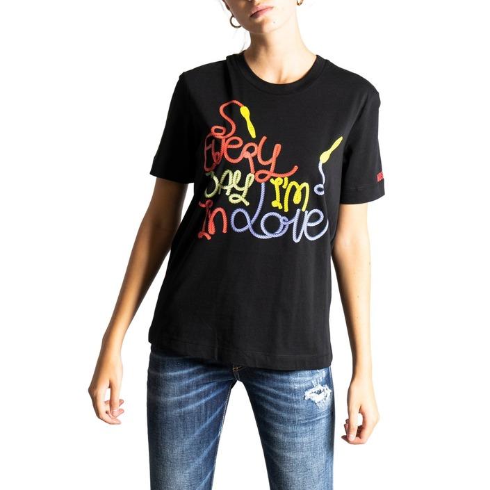 Love Moschino Women's T-Shirt Black 322058 - black 44
