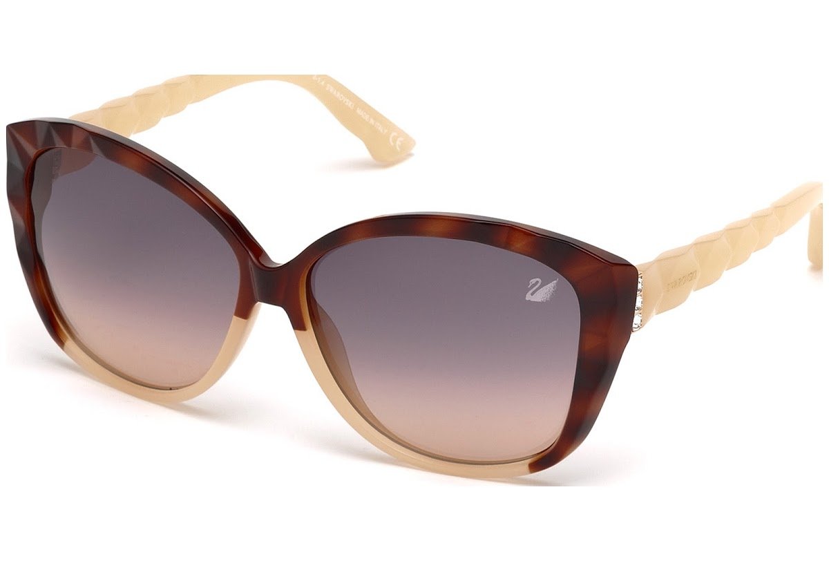 Swarovski Women's Sunglasses Brown SK0058 - brown-1 NOSIZE