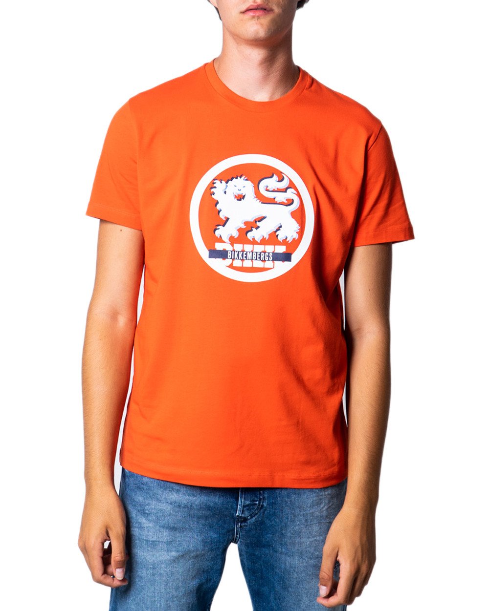 Bikkembergs Men's T-Shirt Various Colours 175541 - orange S