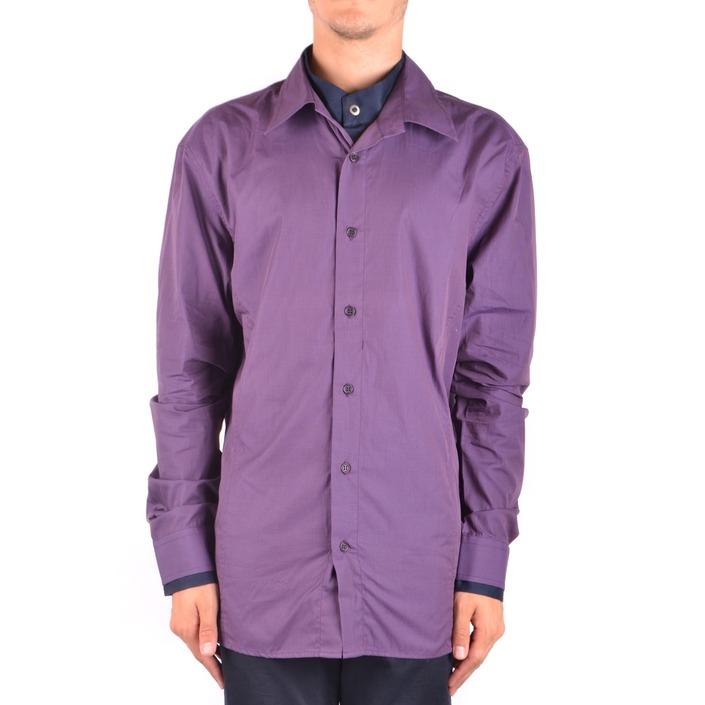 Bikkembergs Men's Shirt Purple 163804 - purple XXL
