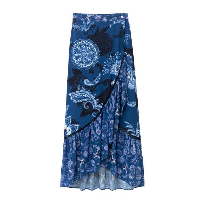 Desigual Women's Skirt Blue 204033 - blue S