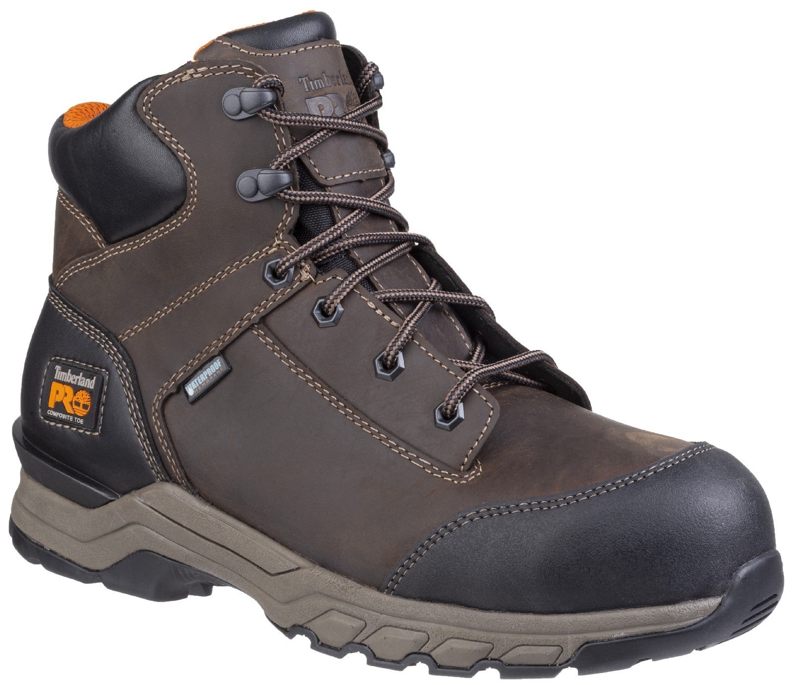 Timberland Pro Men's Hypercharge Lace Up Safety Boot Various Colours 28168 - Brown 6