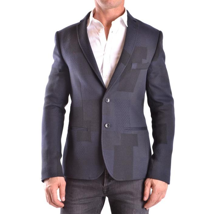 Daniele Alessandrini Men's Blazer Blue 186641 - blue 48