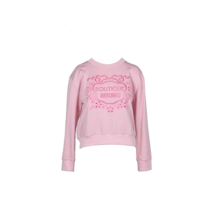 Boutique Moschino Women's Sweatshirt Pink 171899 - pink 36