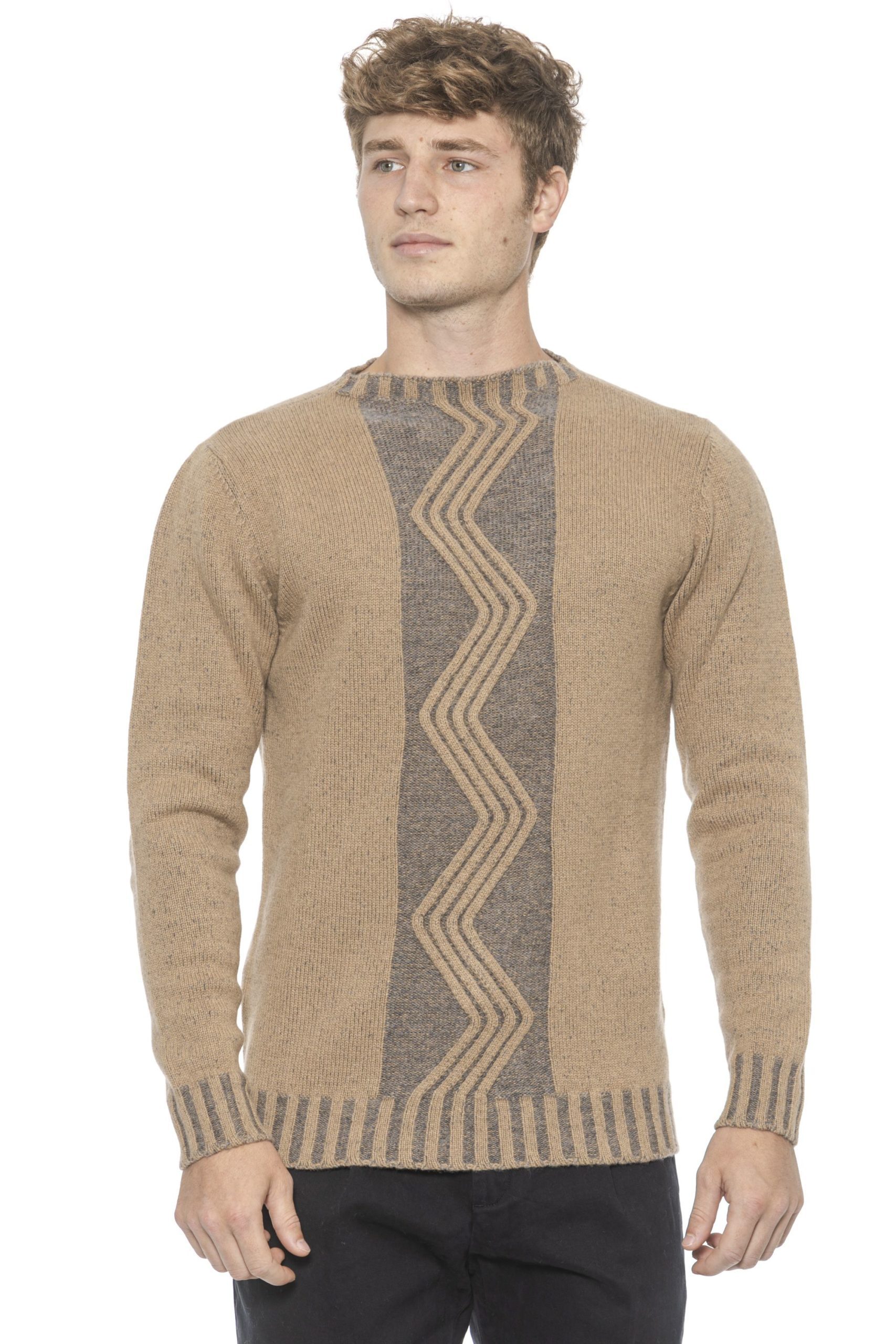 Alpha Studio Men's Biscottogri Sweater Beige AL1314568 - IT50 | L