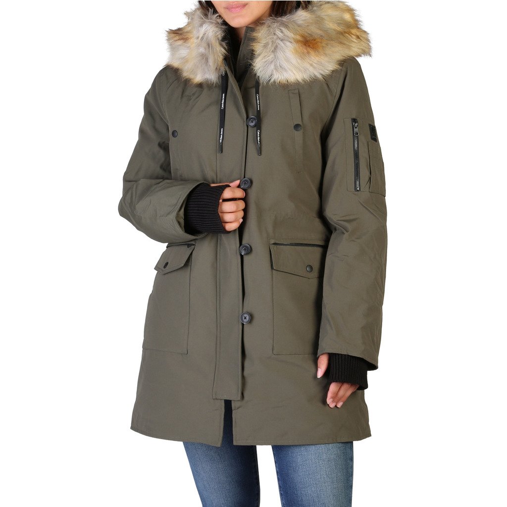 Calvin Klein Women's Jacket Green J20J205707 - green XS