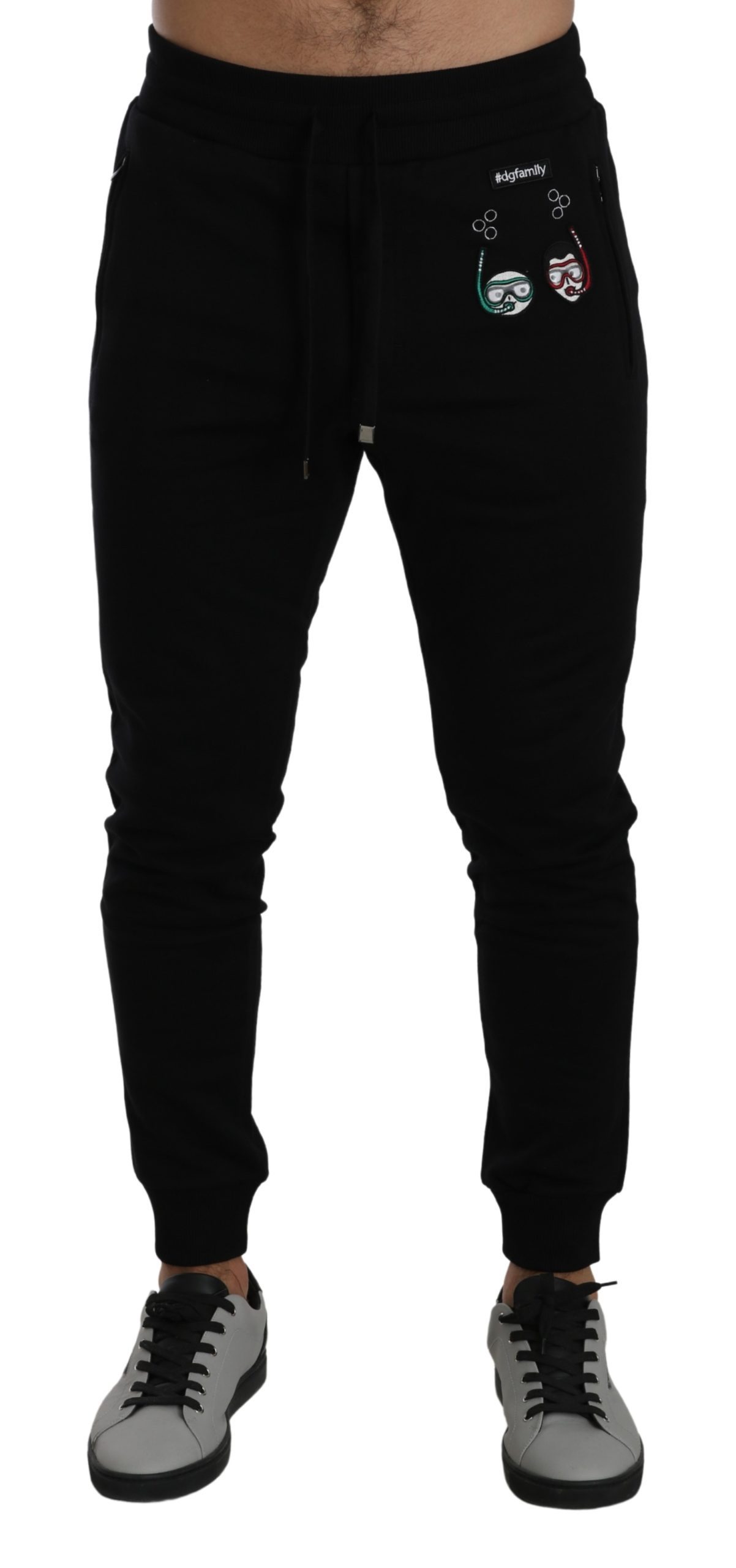 Dolce & Gabbana Men's Jogging Cotton Trouser Black PAN71425 - IT46 | S