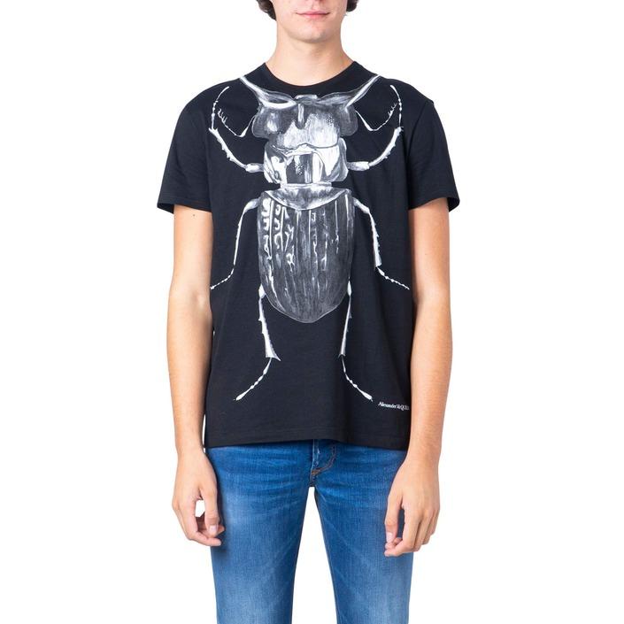 Alexander Mcqueen Men's T-Shirt Black 183120 - black XL