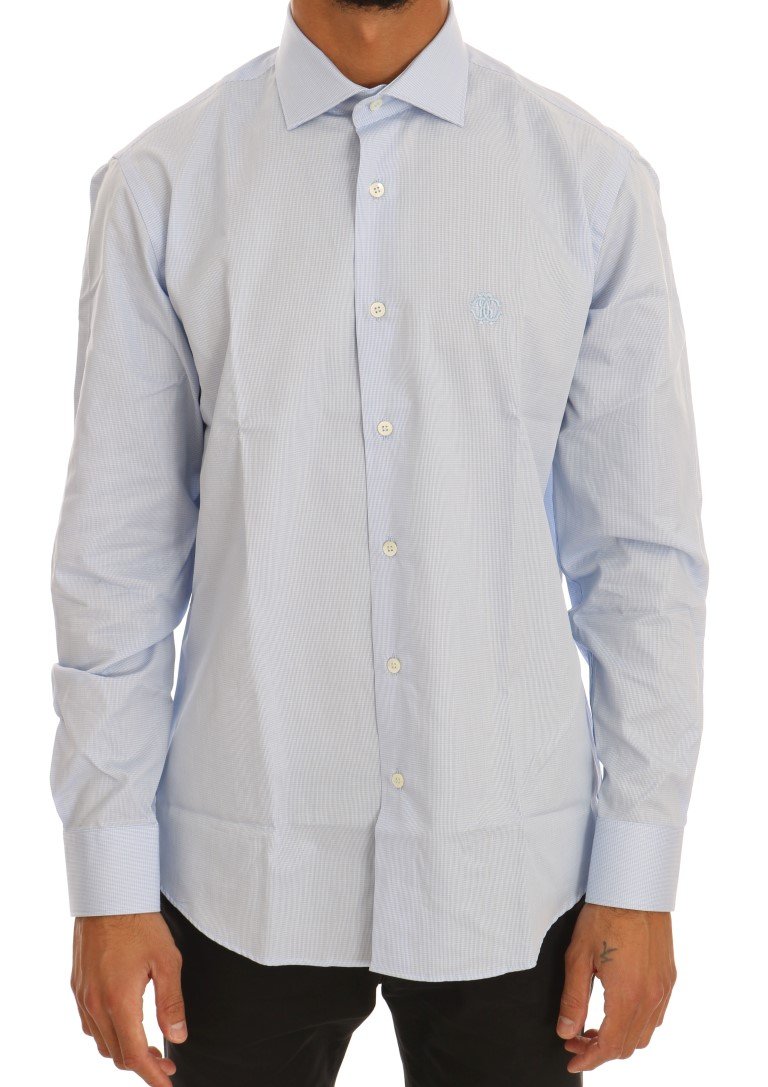 Cavalli Men's Shirt Blue TSH1478 - 41