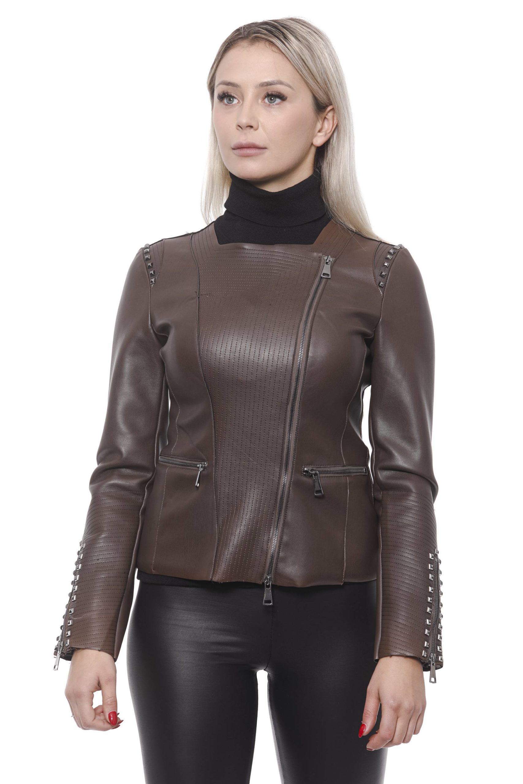 19V69 Italia Women's Marrone Jacket 191388474 - M