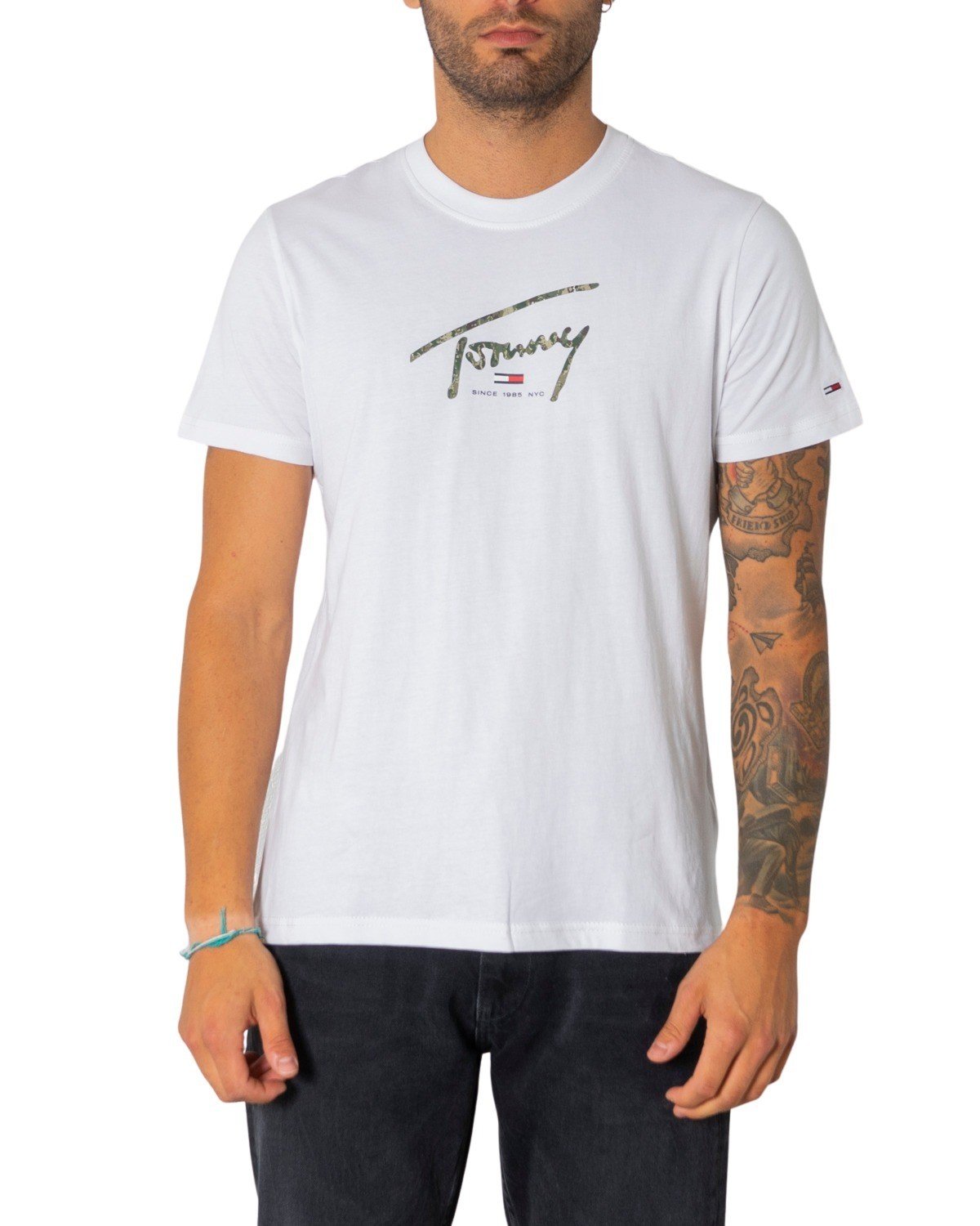 Tommy Hilfiger Jeans Men's T-Shirt Various Colours 308074 - white M
