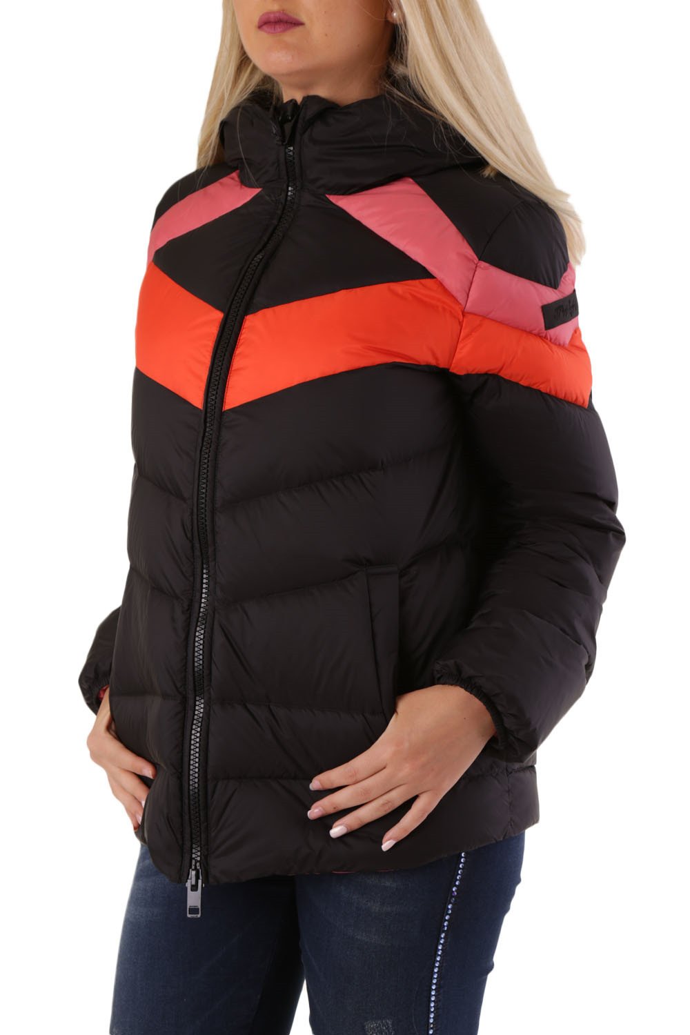 Diesel Women's Jacket Black 320128 - black-1 2XS