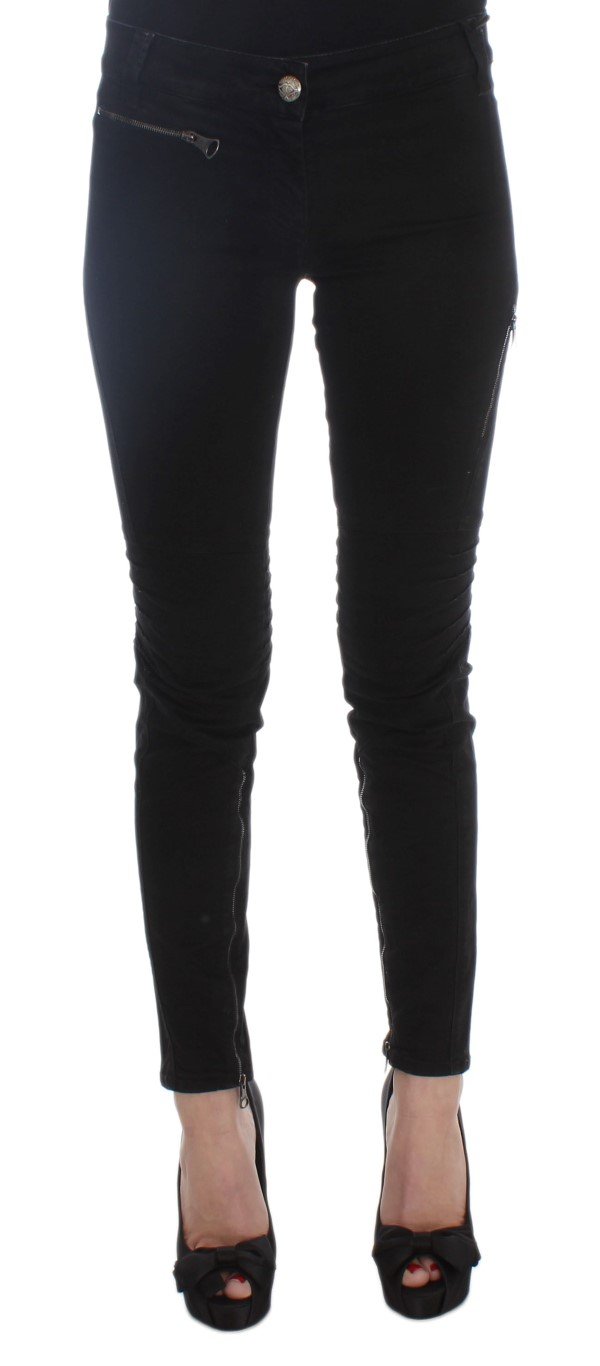 Ermanno Scervino Women's Slim Fit Stretch Jean Black JEA10001 - IT42|M