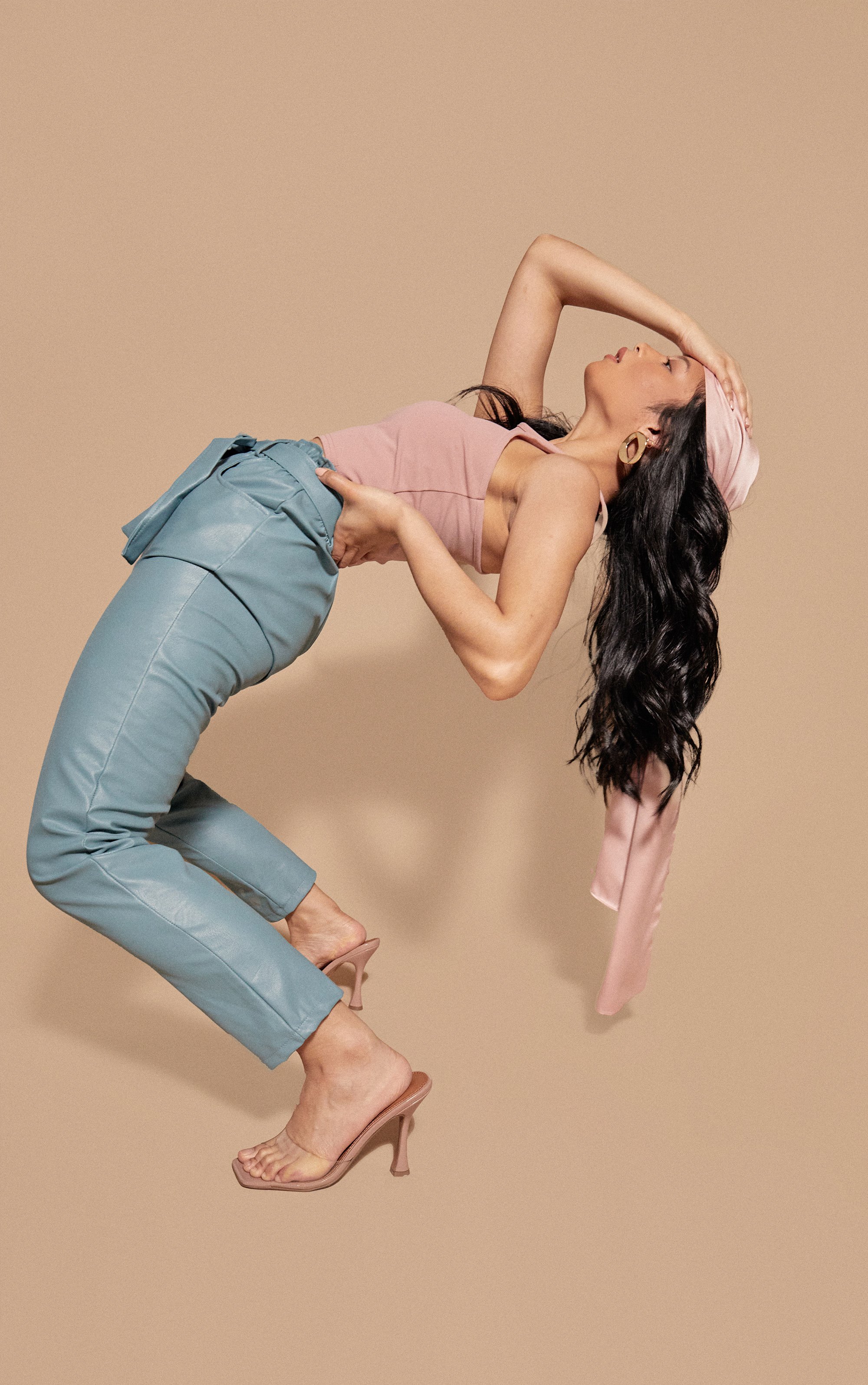 Racer Crop Top - Pink / 8/10